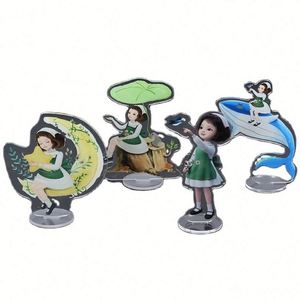 Custom UV Printed Transparent Design Advertising Anime Acrylic Keychain Acrylic Standee - Product Image 5