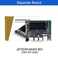 Jetson Nano 4GB AI Large Model Developer Kit untuk Pembelajaran AI Mendalam yang Tertanam, Modul Papan Pengembangan Kecepatan Tinggi dengan Memori 4GB