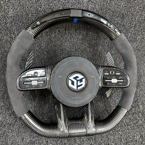 Volant en carbone pour Benz E320 E260 E400 E200 E300 <span class=keywords><strong>E350</strong></span> E43 E63 E53 E500 W205 C63 W213 W212 W204 - Product Image 2