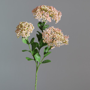 Fiore Artificiale di Ortensia a Tre Teste, Decorazione per la Casa, Realistico al Tatto, in Plastica Stampata a Iniezione K2889 - Product Image 3