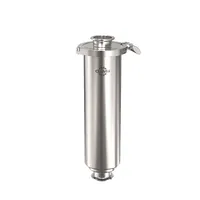 Braçadeira sanitária em aço inoxidável reto/em linha filtro/filtro