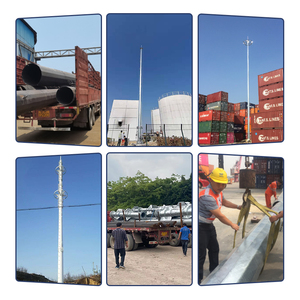 Tự hỗ trợ 30m thép monopole tháp cho thông tin liên lạc Wifi & Viễn thông giá-Hỗ trợ 40m di động mast - Product Image 5