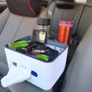 Nhà Sản Xuất Hộp Lưu Trữ Chống Bụi Xe Ghế Tổ Chức Cup Hỗ Trợ Đơn Giản Sáng Tạo Đa Chức Năng Hộp Khăn Giấy - Product Image 2
