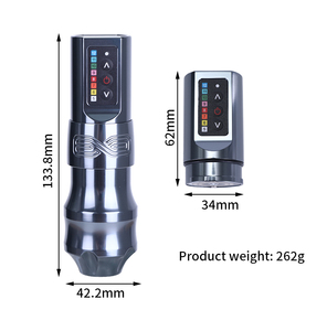 Máquina de Tatuar Inalámbrica con Batería <span class=keywords><strong>FK</strong></span> de 4.0 mm y 12 V, Batería Extraíble, 2 Baterías, Conector RCA - Product Image 5