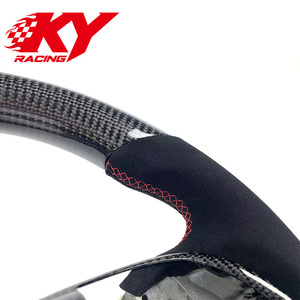 Volant de direction personnalisé de style sport en véritable fibre de carbone pour Cadillac ATS CT5 CT4 CTS - Product Image 2