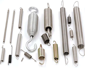 Resorte de extensión de acero inoxidable de alta precisión personalizado OEM espiral bobina de resorte de metal con ganchos - Product Image 2