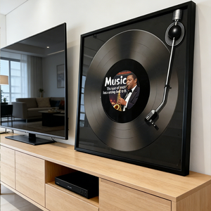 YZOKhome Decoración para el Hogar, Disco de Vinilo Impreso, Obra de <span class=keywords><strong>Arte</strong></span> Óptica, Pintura Decorativa Moderna y Decoración de Pared - Product Image 4