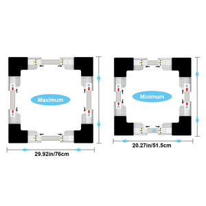 Cadre de Connexion Lave-linge Sèche-linge de Haute Qualité, Kit de Superposition Slim pour Lave-linge, Cadre Intermédiaire, Socle de Lave-linge Sèche-linge - Product Image 3