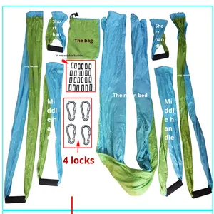 Hamac de yoga aérien LIANG XING AN075 en nylon <span class=keywords><strong>taffetas</strong></span> 210t, 250*135*30cm, intérieur, anti-gravité pour une gravité inversée - Product Image 6