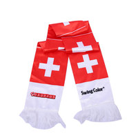 Écharpes de supporter en satin polyester personnalisées de haute qualité avec couleur personnalisée pour les produits sportifs et de divertissement