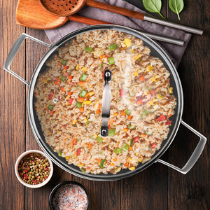 Casserole peu profonde en céramique antiadhésive forgée, style moderne, haute qualité, compatible induction, pour soupes et ragoûts - Product Image 2
