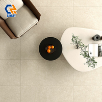 Carreaux de sol et de mur en porcelaine brillante moderne Sinray Tile 600x600mm, épaisseur 9,5mm, texture pierre, antidérapants, émaillés, résistants aux acides, pour villa