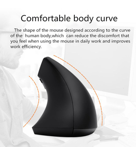 2025 Hot Người Bán 2.4G Không Dây Dọc Chuột Ergonomic Máy Tính Quang Học Chuột Với 3 Có Thể Điều Chỉnh DPI Lớn Tay Chuột - Product Image 4