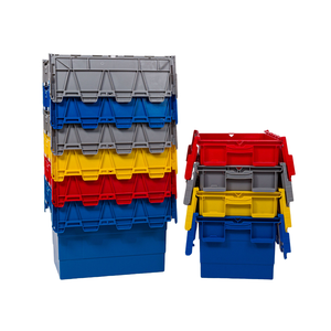Wholesale Stackable Plastic <strong>Moving</strong> Storage <strong>Boxes</strong> for Warehouse Logistic Packaging Nesting Plastic Crates - Product Image 5