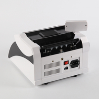 Machine à compter l'argent de qualité professionnelle au design moderne, UV/MG, écran LCD/LED, 1000 pièces/min, trémie de 200 pièces, reconnaissance automatique des devises