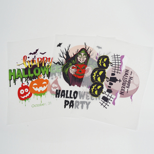 <span class=keywords><strong>2024</strong></span> <span class=keywords><strong>Halloween</strong></span> Ghost Monster Mash Fer à repasser personnalisé sur sérigraphie transferts conceptions prêt à presser le fer sur vinyle DTF transferts de chaleur - Product Image 1