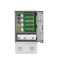 FDC 288A IP65 kabinet distribusi serat luar ruangan FTTH SMC jaringan telekomunikasi Model PLC Splitter SC LC konektor ODF produk UPC FC