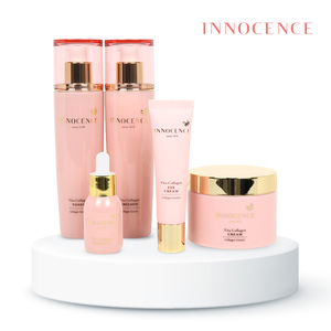 Crema Contorno de Ojos con Colágeno Innocence Vita 30mL, Crema Reafirmante con Vitaminas y Péptidos, Cuidado de Arrugas y Ojeras, Cosméticos Coreanos ODM - Product Image 3