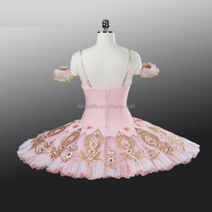 Vêtement de spectacle de carnaval de <span class=keywords><strong>Venise</strong></span> personnalisé Tutu cerclé professionnel Variation YAGP Raymonda Tutu de crêpe de ballet de cygne noir - Product Image 4