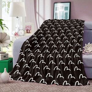 Bán Buôn Thiết Kế Sang Trọng Logo 100% <span class=keywords><strong>Polyester</strong></span> Mềm Giường Đôi Chăn Tùy Chỉnh Mùa Đông Ấm Áp Ném Với Mô Hình Rắn - Product Image 2