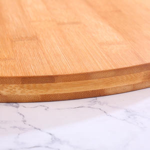 Tabla de Cortar Redonda de Bambú Natural de Alta Calidad al por Mayor, Tabla de Cortar para Cocina, Tabla Redonda para Cortar Carne - Product Image 3