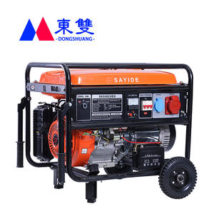 Generador de Gasolina Dongshuang, Duradero, 220V 380V, Monofásico, Motor Refrigerado por Aire, 50Hz, para Uso en Construcción al Aire Libre - Product Image 3