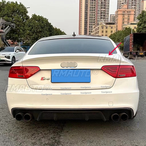 สำหรับ Audi A5 4 ประตู ปี 2009 2010 2011 2012 2013 2014 2015 2016 สปอยเลอร์หลังคาท้ายรถยนต์ ทำจากพลาสติก ABS สีรองพื้น สำหรับตกแต่งรถยนต์ - Product Image 3