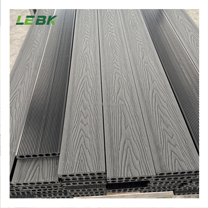 Mẫu miễn phí tùy chỉnh công nghiệp mịn bề mặt thiết kế trên 18 mét Độ dày WPC Composite decking sàn cho ngoài trời - Product Image 1