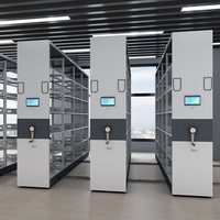 Système d'archivage mobile électrique automatique intelligent avec écran tactile, compacteur de fichiers haute capacité, armoire d'archives