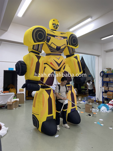 Costume gonflable <span class=keywords><strong>de</strong></span> marche jaune <span class=keywords><strong>de</strong></span> bourdon Costume gonflable <span class=keywords><strong>de</strong></span> transformateur <span class=keywords><strong>de</strong></span> robot pour le défilé - Product Image 3