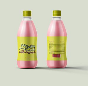 Custom Logo Adhesive Sticker Packaging <strong>Labels</strong> for Soda Water Wine Coffee Juice Beverages in Glass Bottles - Product Image 2