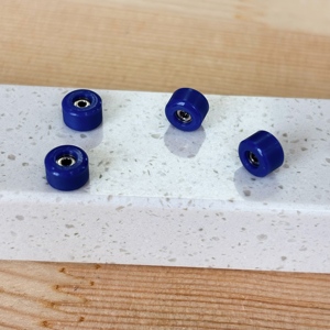 Nieuwe TPU Street Fingerboard Wielen 64D Hardheid Hoge Snelheid Lagers 11 Kleuropties Kindvriendelijk 7.4*5mm - Product Image 4