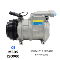 Compresseur de climatisation automobile 12V 500341617, 99488569, 500391499, 447170-5430 pour camion Iveco 1993-2004