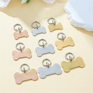 Yiwu Aceon in acciaio inossidabile 2mm di spessore SML collare di cane personalizzato fai da te Logo collana con Logo per cani e animali da compagnia regali fatti a mano in porcellana spazzola - Product Image 2