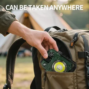 USB sạc/năng lượng mặt trời sạc di động COB + LED Mini Lantern 5 chế độ không thấm nước ngoài trời treo lều ánh sáng cắm trại làm việc ánh sáng - Product Image 6