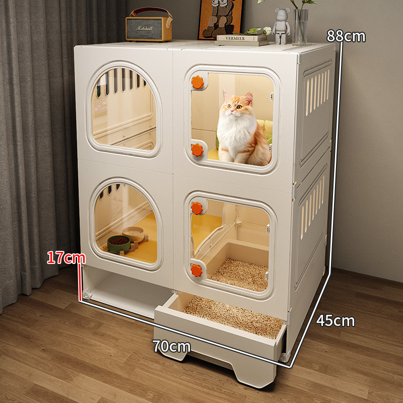 Two levels [70 * 45 * 88] with storage area