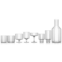 Verres à vin floraux transparents personnalisés, verres à boisson côtelés en forme de fleur, style moderne