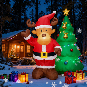 Adorable Muñeco de Nieve con Luces LED - Decoración Navideña Encantadora para Iluminar tu Temporada Festiva - Product Image 1