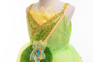 Niñas Tiana Cosplay disfraz vestido niños trajes fantasía Halloween carnaval fiesta <span class=keywords><strong>Tinkerbell</strong></span> disfraz juego de rol ropa de lujo - Product Image 4