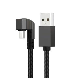 1,5 M 180 grados en forma de U 5V 2.4A rápido USB2.0 al tipo C codo Cable de carga de datos USB-C para jugar juegos - Product Image 2