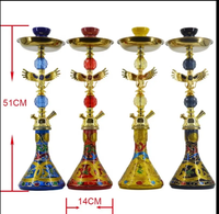 Chicha en Verre Portable en Gros avec Tuyau Simple