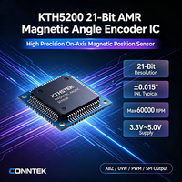 Codificador de Ángulo Magnético AMR de Alta Precisión CONNTEK KTM5200 de 21 bits, Salida IC ABZ/UVW/PWM/SPI, Sensor de Posición Absoluta en Eje, Servo