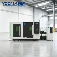 Máquina de Corte Láser de Fibra Metálica YOQI Y2-2060 con Mesa de Intercambio Totalmente Cerrada, Compatible con Archivos LAS/BMP/PLT/AI, para Láminas y Tubos