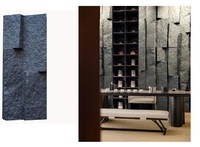 Revêtement extérieur de villa en polyuréthane PU ignifuge de haute qualité, fabriqué en Chine, 1200*500 mm, matériau en polyuréthane PU, brique 3D, revêtement mural intérieur