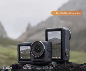 Caméra sportive Action Five Pro, écran tactile, longue durée de vie de la batterie, étanche 20m, grand angle 155°, capteur CMOS, WiFi, MicroSD 64 Go - Product Image 3