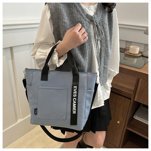 Bolso Tote, Bolso para Libros, Bolso de Hombro Cruzado, Bolso Escolar de Gran Capacidad, Bolso Oxford Impermeable con Cremallera <span class=keywords><strong>y</strong></span> Bolsillos para Mujeres <span class=keywords><strong>y</strong></span> Hombres - Product Image 2