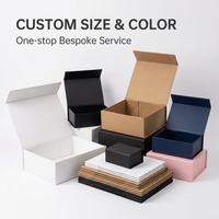 Boîte cadeau magnétique de luxe personnalisable - Emballage rigide en carton pliable de qualité supérieure pour bijoux, bougies, artisanat, portefeuilles et coffrets cadeaux