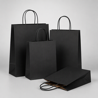 Sac en papier kraft réutilisable, écologique, grand format, pour emballage de restauration rapide, avec poignée torsadée et logo personnalisé