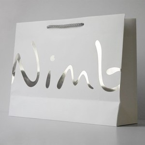 New Product Personalized Brand Drawstring Ribbon Handle <strong>White</strong> Cardboard Paper Gift <strong>Bag</strong> for <strong>Small</strong> Business - Product Image 5