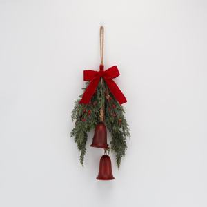 MEICHUANGHUI noel çanları Vintage asma çan noel çanları ağaç dekor kapı noel çanları askı süsleri - Product Image 2
